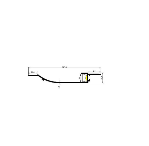 LED platre/construction profile X19-TLH05