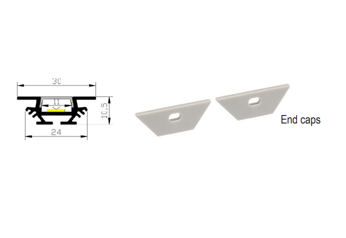 LED encastrée petite profile X19-T3011