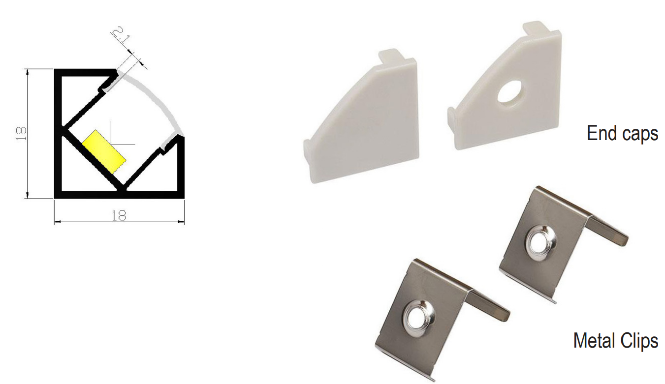 LED Coin profile X19-T1818-1