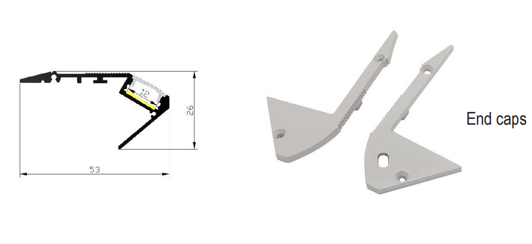 LED step profile X19-T5326