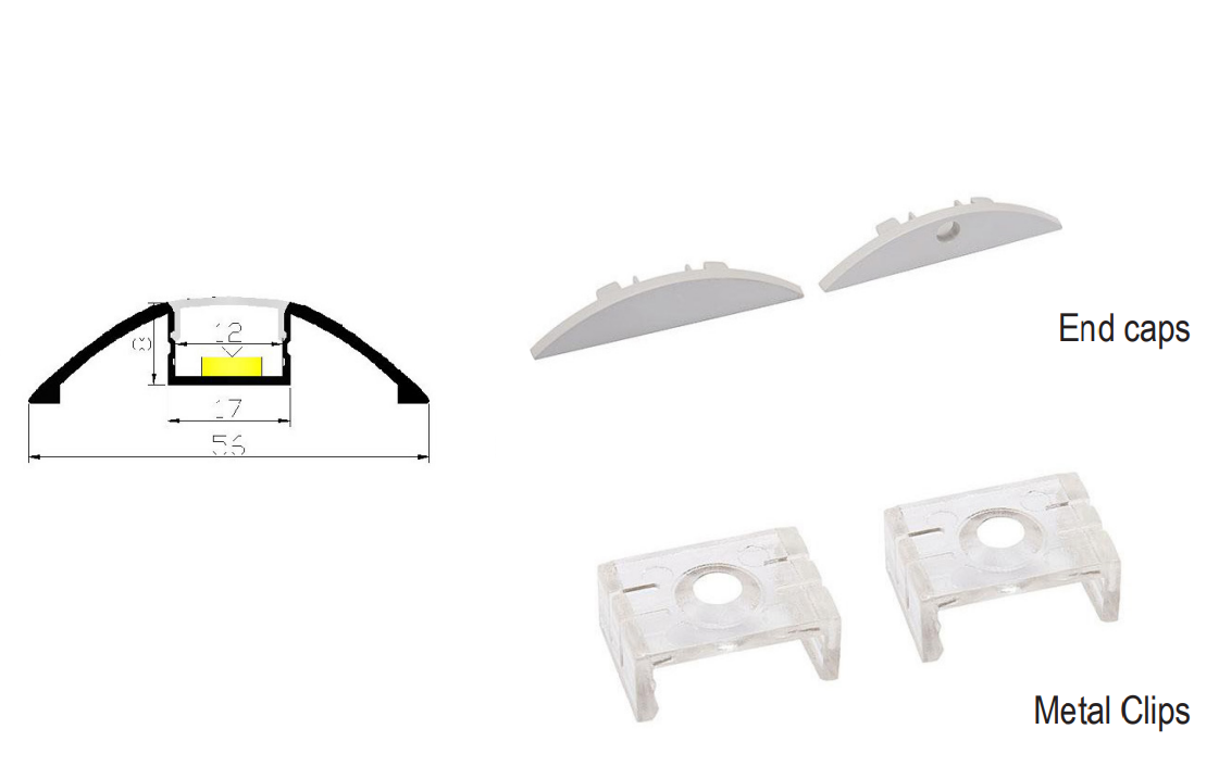 LED encastrée petit profile X19-T5208