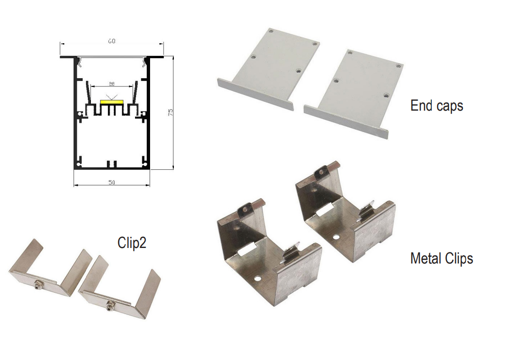 LED profile X19-T5075-3