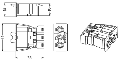 Connecteur enfichable - A07JN002-02F