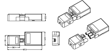 Connecteur enfichable UK - A07JN002-1