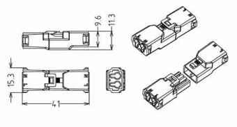 Connecteur enfichable - A07JN002-2CS