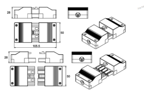 Connecteur mâle et femelle - A07JN002-5B