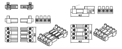 Connecteur mâle et femelle - A07JN002-5