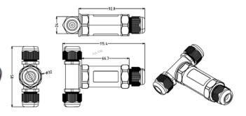 Connecteur étanche - A07JW17-T