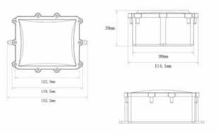 Boîte de jonction étanche - A07JW17-WD