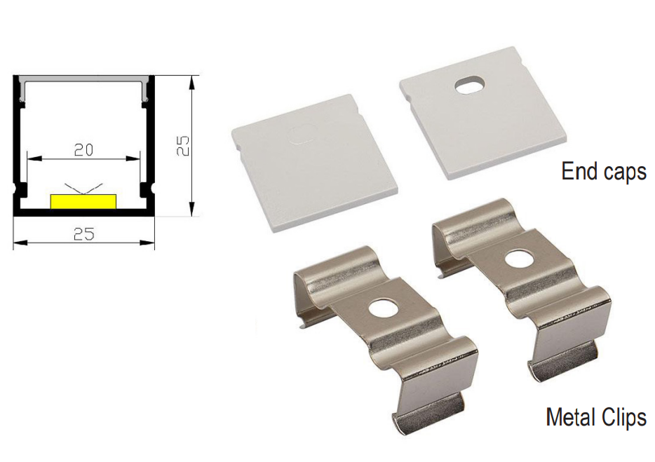 LED Profile X19-T2525-1