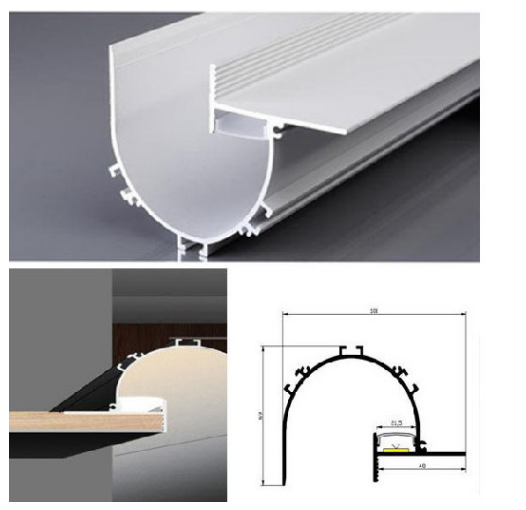 LED platre/construction profile X19-TLH01