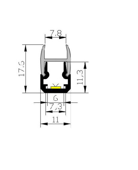 LED pour verre/planche X19-TKB02