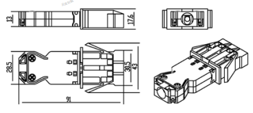 Connecteur enfichable - A07JN002-6B