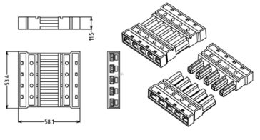 Connecteur enfichable - A07JN002-5S